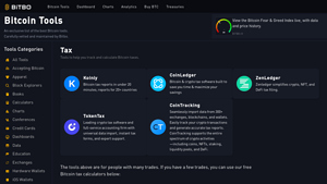 Screenshot of 9 Best Crypto Tax Software [2025] - Bitbo