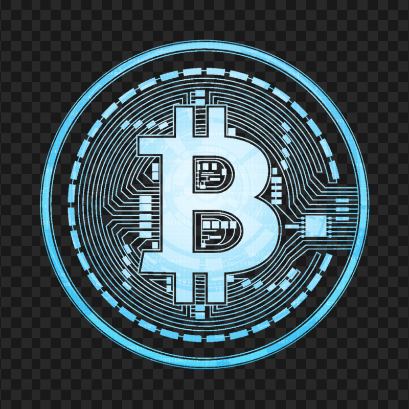 Featured image for Bitcoin (BTC) - HD Beautiful Blue BTC Bitcoin Crypto ...