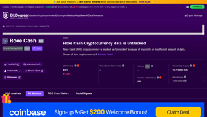 Screenshot of Best Roxe Cash Markets & ROC Pairs - BitDegree