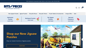 Screenshot of Bits and Pieces | Buy Jigsaw Puzzles, Personalized Gifts & More