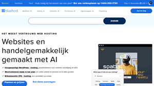 Screenshot of Bluehost: Web Hosting, Domain, & WordPress Provider