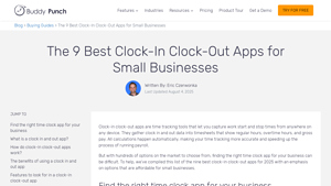 Screenshot of The 9 Best Clock-In Clock-Out Apps for Small Businesses