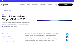 Screenshot of Best 4 Alternatives to Vtiger CRM in 2025