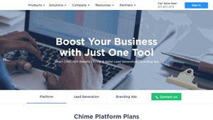 Screenshot of Pricing&Plans | Chime
