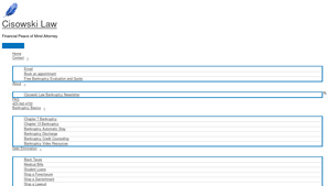 Screenshot of Chapter 7 Means Test Calculator - Cisowski Law