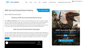 Screenshot of ARK Survival Evolved Game Hosting - Citadel Servers