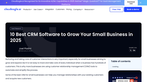 Screenshot of 10 Best CRM Software to Grow Your Small Business in 2025