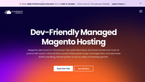 Screenshot of Best Managed Magento Hosting Platform - Cloudways