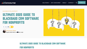 Screenshot of Ultimate 2025 Guide to Blackbaud CRM Software for Nonprofits