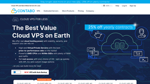 Screenshot of VPS with the Best Price-to-Performance Ratio in the US - Contabo