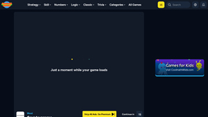 Screenshot of Cryptograms - Play the Online Puzzle at Coolmath Games