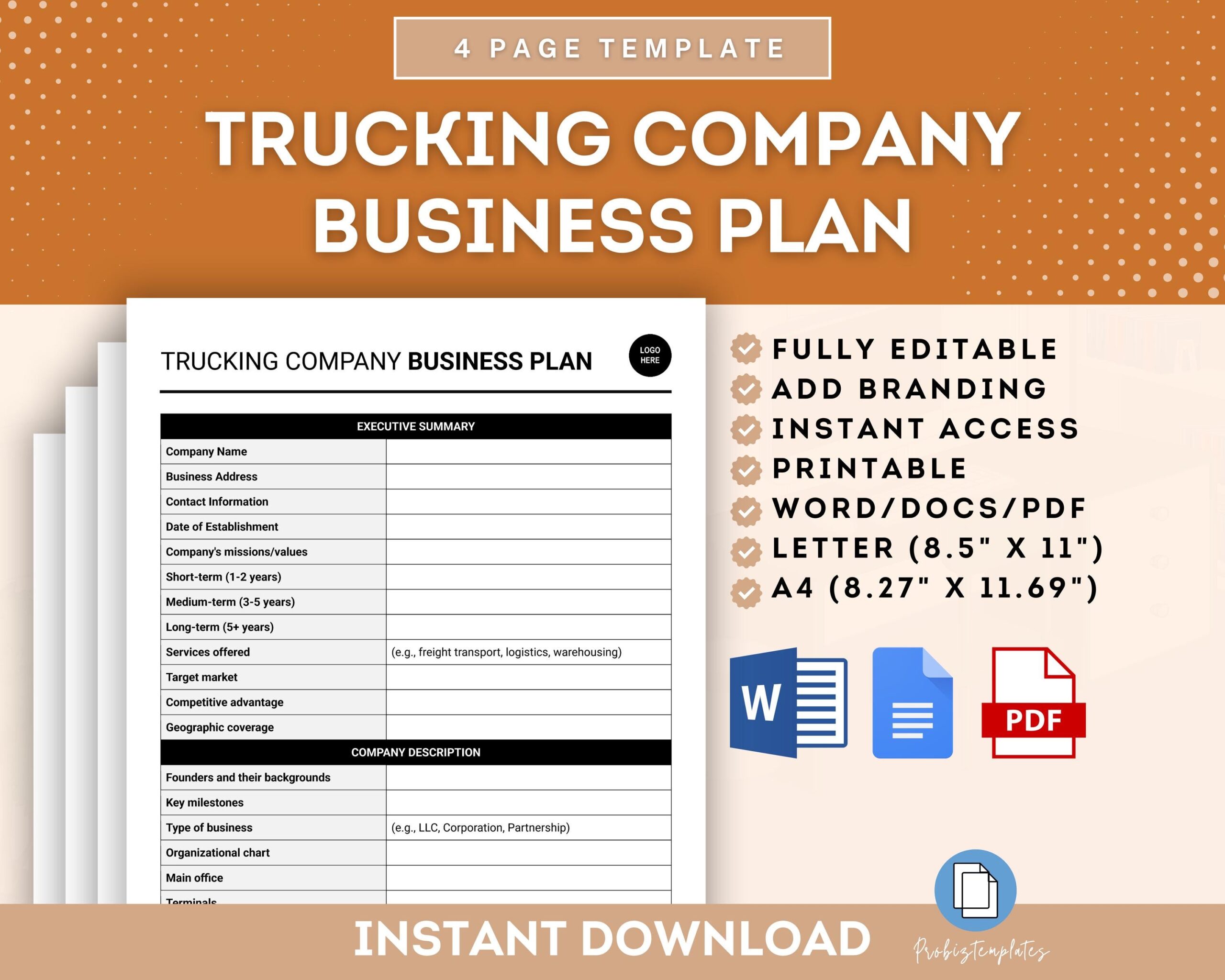 Featured image for copart shipping calculator - Trucking Company Business Plan ...