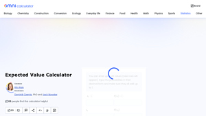 Screenshot of Expected Value Calculator
