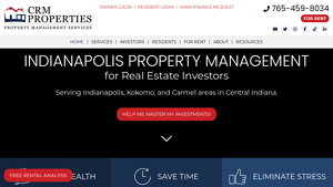 Screenshot of CRM Properties: Indianapolis Property Management