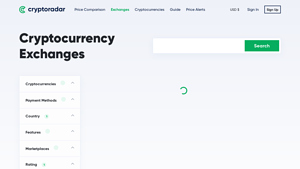 Screenshot of 88 Best Cryptocurrency Exchanges based on 484 Reviews