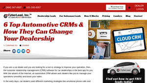 Screenshot of 6 Top Automotive CRMs & How They Can Change Your Dealership
