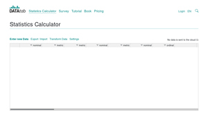 Screenshot of Frequency Table Maker - Datatab