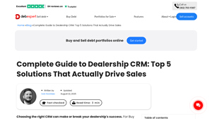 Screenshot of Complete Guide to Dealership CRM: Top 5 Solutions That Actually ...