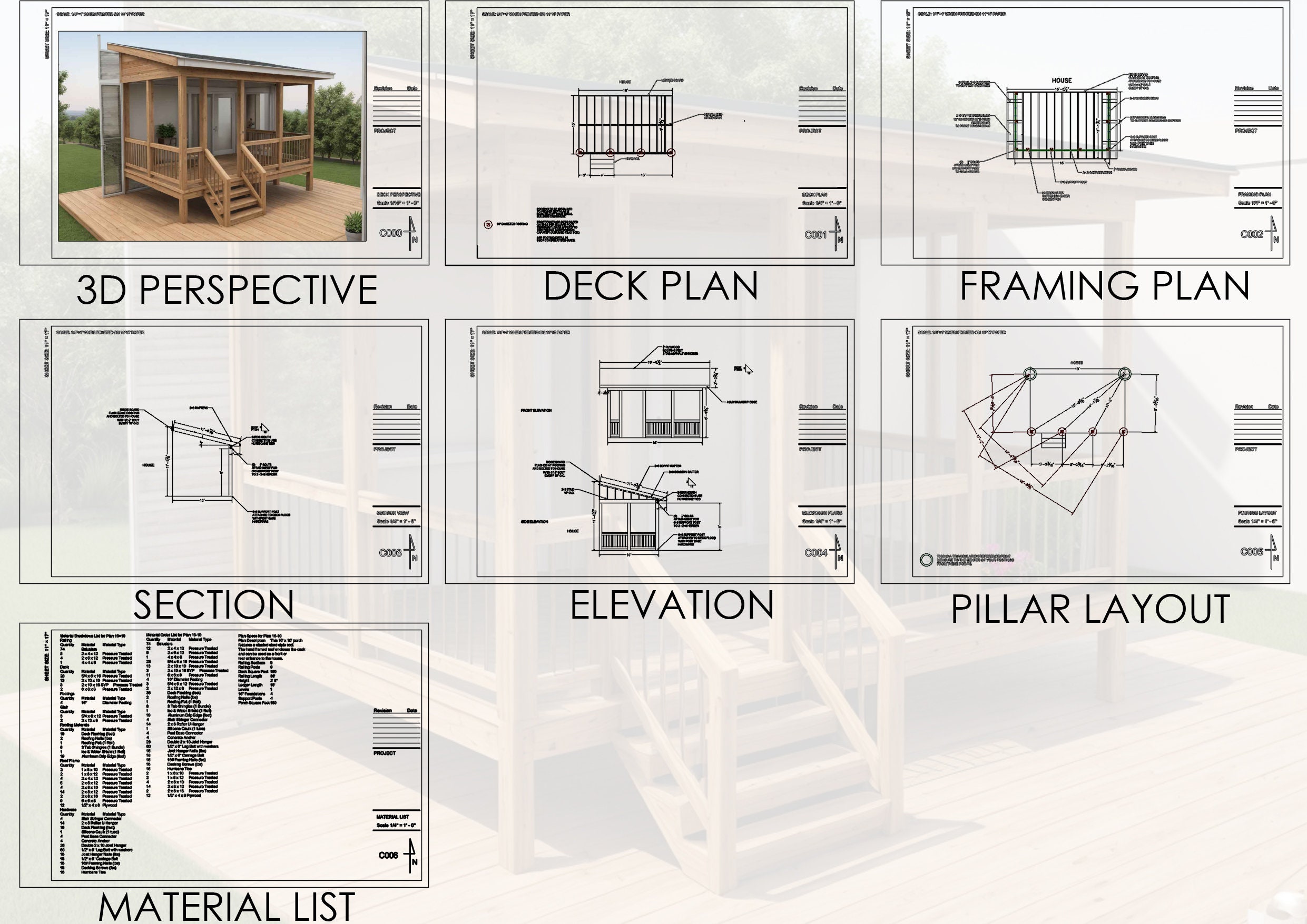 Featured image for decking calculator - Porch Deck Blueprints, Deck Plans ...