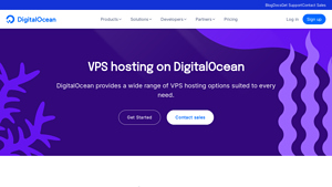 Screenshot of VPS Hosting Plans - Starting at $4/mo - DigitalOcean