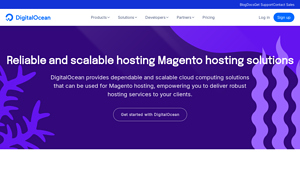 Screenshot of Magento hosting - DigitalOcean