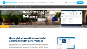 Screenshot of Nonprofit CRM Software, Fundraising & Donor Management