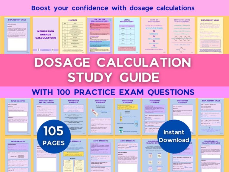 Featured image for dosage calculation practice - Medication Dosage Calculation Study ...