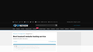 Screenshot of Best (easiest) website hosting service: Pro Digital Talk Forum