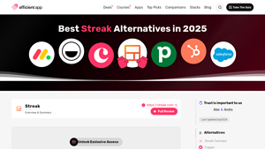 Screenshot of Top 9 Streak Alternatives & Competitors 2025 - Efficient App