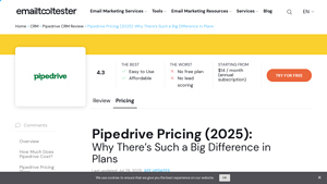 Screenshot of Pipedrive Pricing 2025 | Watch Out For These Extra Costs