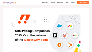 Screenshot of CRM Pricing 2025: Cost Comparison of the 10 Best CRMs