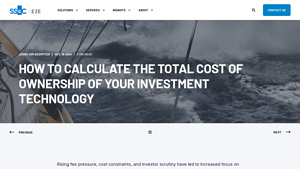 Screenshot of How to Calculate the Total Cost of Ownership of Your Investment ...