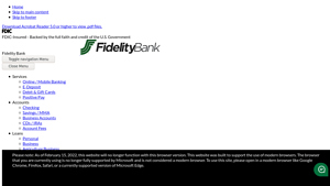 Screenshot of CD Ladder Calculator - Fidelity Bank