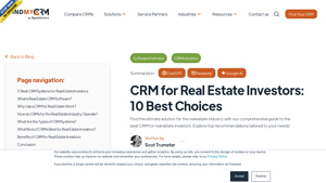 Screenshot of CRM for Real Estate Investors: 10 Best Choices | FindMyCRM