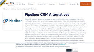 Screenshot of Pipeliner CRM Alternatives [Free and Paid] - FindMyCRM