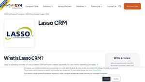 Screenshot of Lasso CRM - Features, Pricing, others at FindMyCRM