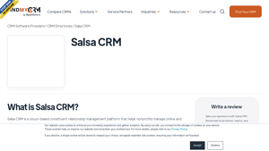 Screenshot of Salsa CRM Review - Features, Pricing, others at FindMyCRM