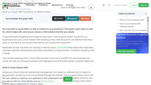 Screenshot of Best Cloud-Based CRM Tools in 2025: Top Platforms Compared