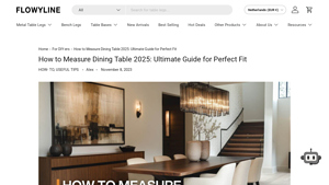 Screenshot of How to Measure Dining Table 2025: Ultimate Guide for Perfect Fit
