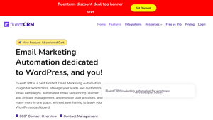 Screenshot of FluentCRM: Marketing Automation For WordPress