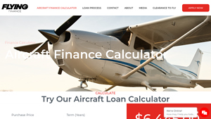 Screenshot of Aircraft Finance Calculator