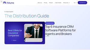 Screenshot of Top 6 Insurance CRM Software Platforms for Agents and Brokers