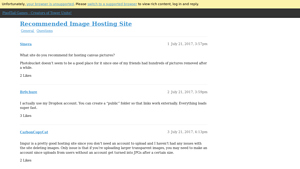 Screenshot of Recommended Image Hosting Site - Creators of Tower Unite!