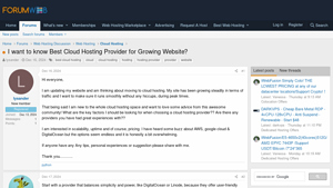 Screenshot of I want to know Best Cloud Hosting Provider for Growing Website?
