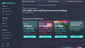 Screenshot of ARK: Survival Evolved server hosting g-portal.com