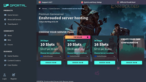Screenshot of Enshrouded server hosting Rent your g-portal.com Gameserver