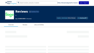 Screenshot of Sage CRM Reviews, Ratings & Features 2025 | Gartner Peer Insights