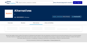 Screenshot of Top Nutshell CRM Competitors & Alternatives 2025 - Gartner