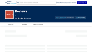 Screenshot of Oracle Siebel Service Reviews, Ratings & Features 2025 - Gartner