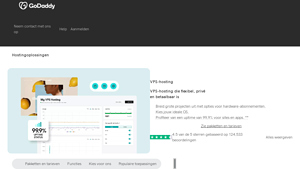 Screenshot of VPS Hosting | A Managed Virtual Server Solution for Pros - GoDaddy